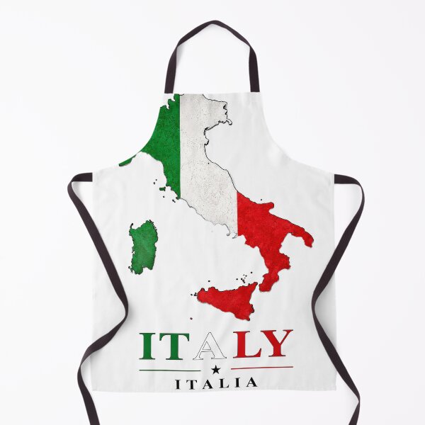 Item preview, Mapa de Italia con diseño de bandera nacional designed and sold by ali prints.