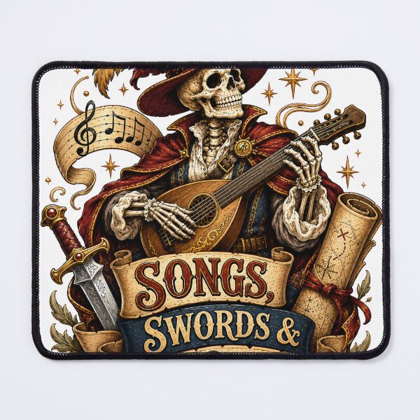 Item preview, Songs Swords Side Quests Tabletop Gaming designed and sold by BartArtPhoto.