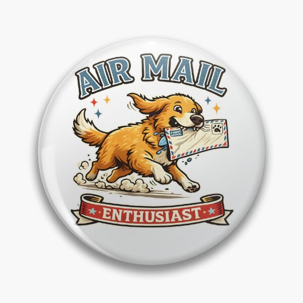 Item preview, Air Mail Dog Funny Mail Carrier designed and sold by CreativeMindsetLab.