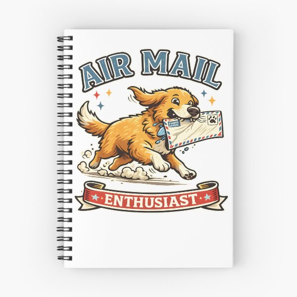 Item preview, Air Mail Dog Funny Mail Carrier designed and sold by CreativeMindsetLab.