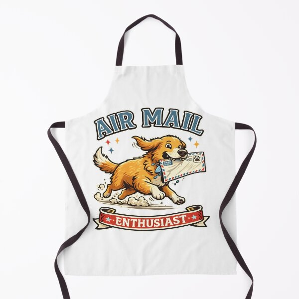 Item preview, Air Mail Dog Funny Mail Carrier designed and sold by CreativeMindsetLab.