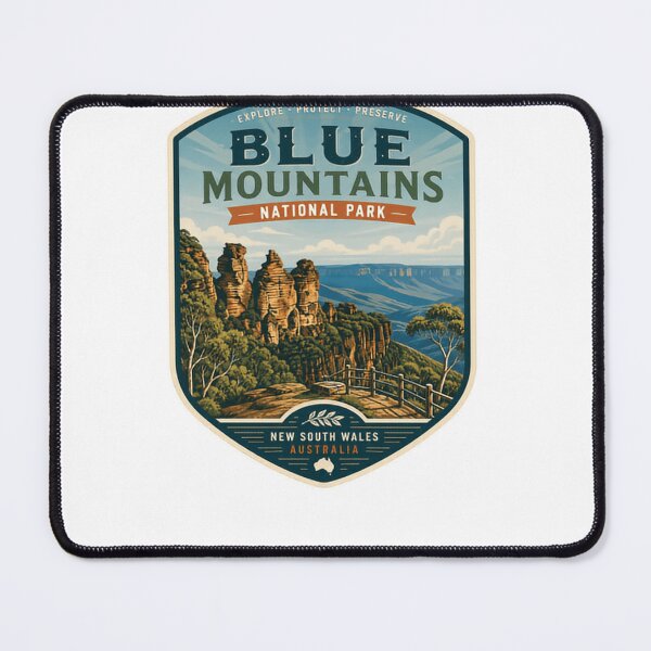 Item preview, Blue Mountains National Park New South Wales Australia Travel Souvenir Explorer designed and sold by Simsimah26Parks.