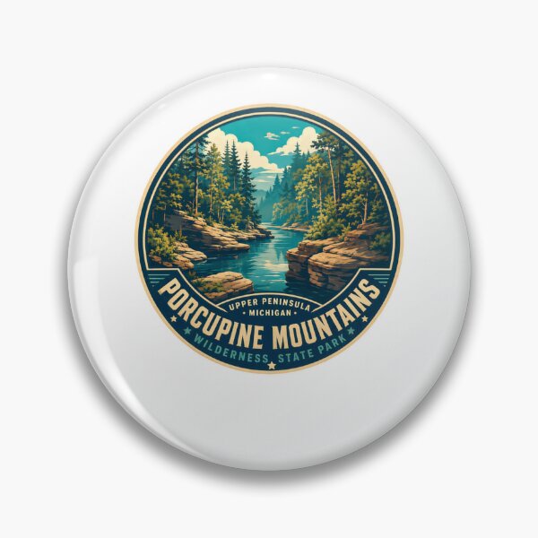 Item preview, Porcupine Mountains Upper Peninsula Michigan Wilderness State Park Hiking Outdoors designed and sold by Simsimah26Parks.
