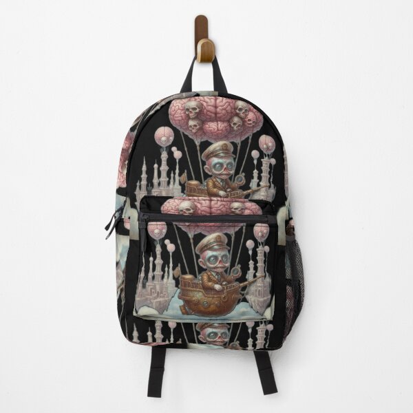 Item preview, The Adventures of Brainy Airship Captain Surreal Art designed and sold by LujziWorld.