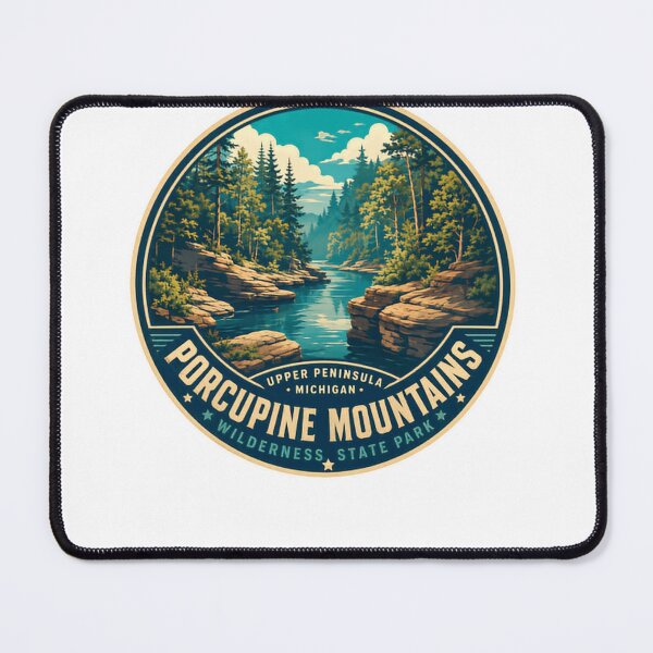 Item preview, Porcupine Mountains Upper Peninsula Michigan Wilderness State Park Hiking Outdoors designed and sold by Simsimah26Parks.