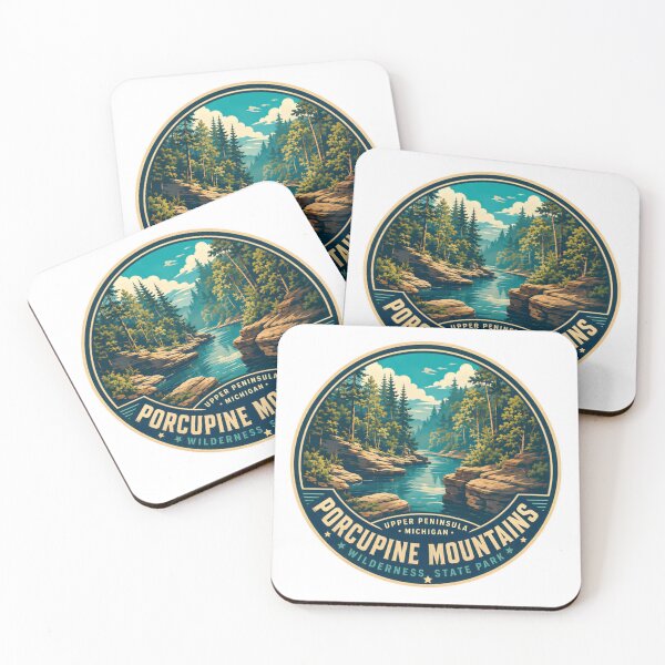 Item preview, Porcupine Mountains Upper Peninsula Michigan Wilderness State Park Hiking Outdoors designed and sold by Simsimah26Parks.