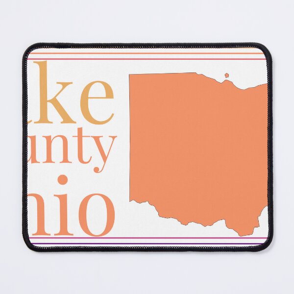 Item preview, Lake County Ohio Highlighted on State Map designed and sold by TheIconSmith.