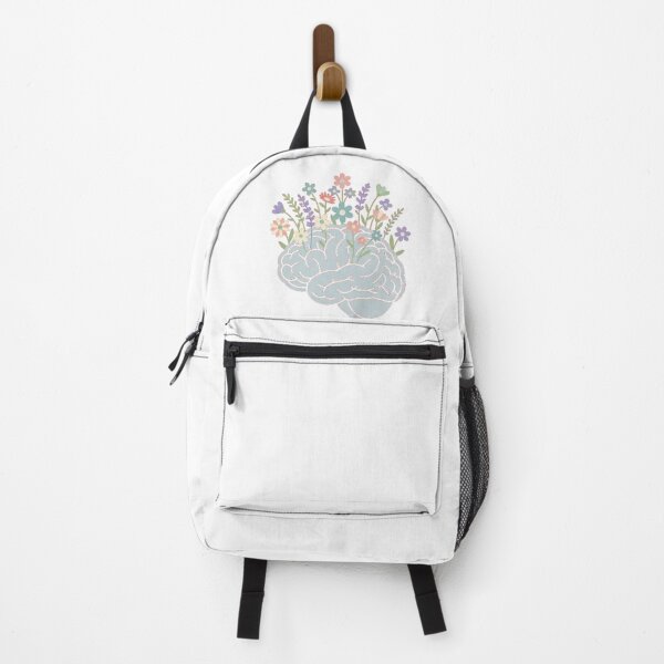 Item preview, Mental Health Bloom Wildflower Brain Silhouette Wellness Art designed and sold by Ahmed Nedji.