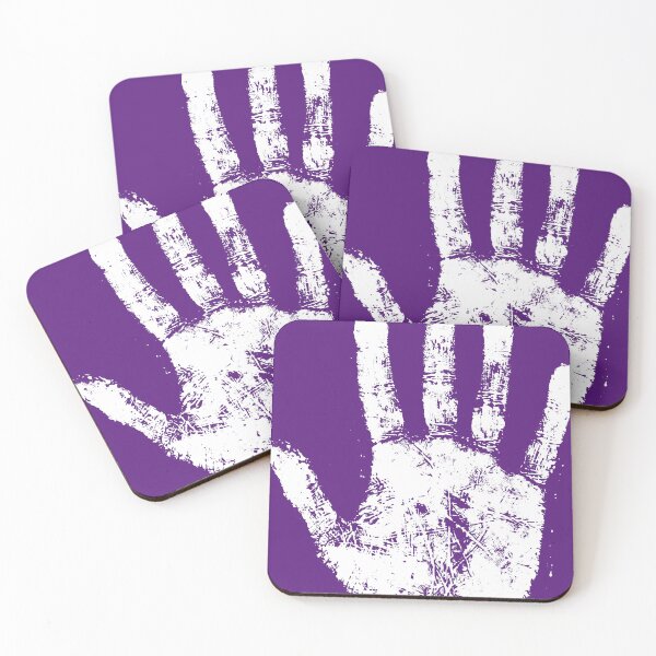 Item preview, Ink Handprint Textured Art designed and sold by canvahub.