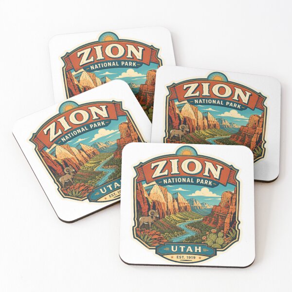 Item preview, Zion National Park Utah Est. 1919 Travel Outdoor Visitor Explorer designed and sold by Simsimah26Parks.