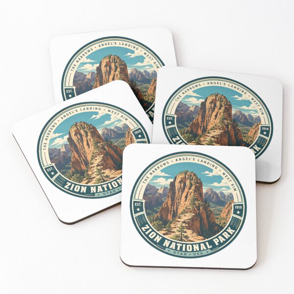 Item preview, Zion National Park The Narrows Angel's Landing West Rim Utah USA Hiker Travel Souvenir designed and sold by Simsimah26Parks.
