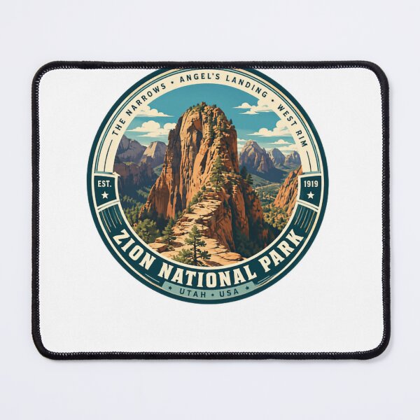 Item preview, Zion National Park The Narrows Angel's Landing West Rim Utah USA Hiker Travel Souvenir designed and sold by Simsimah26Parks.