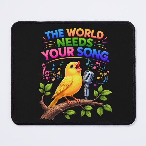 Item preview, The World Needs Your Song – Singing Canary Cartoon designed and sold by Aimetoi.