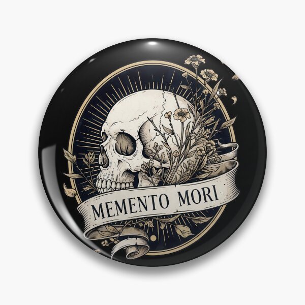 Item preview, Memento Mori Skull in Gold Foliage designed and sold by nuel-art.