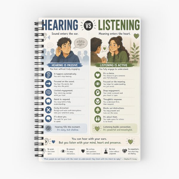 Item preview, Hearing vs Listening designed and sold by HarTee.