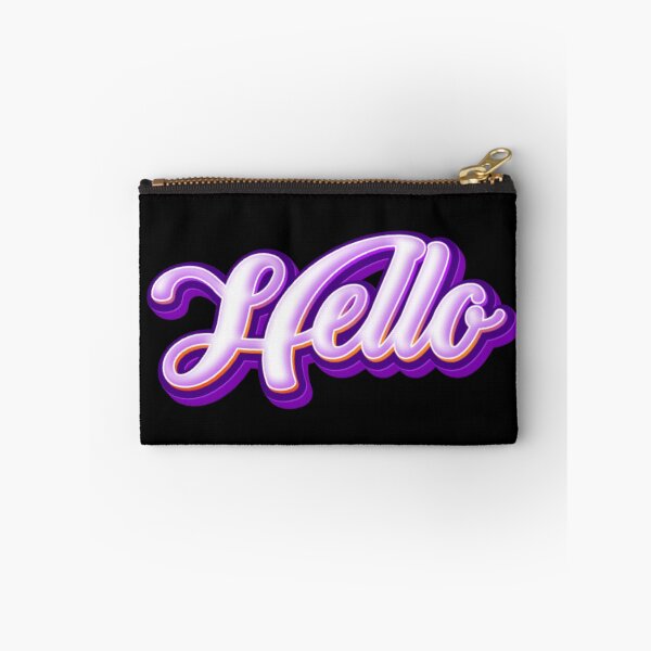 Item preview, Glowing Hello Typography designed and sold by Khadigadesings.