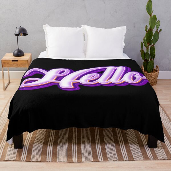 Item preview, Glowing Hello Typography designed and sold by Khadigadesings.