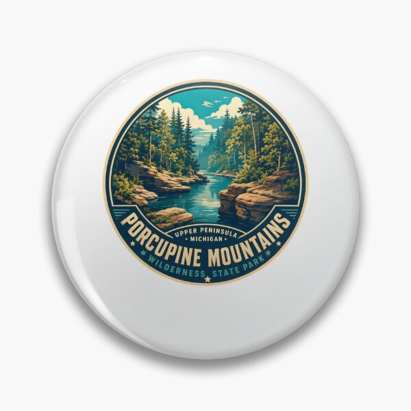 Artikelvorschau, Porcupine Mountains Upper Peninsula Michigan Wilderness State Park – Reisen und Outdoor-Aktivitäten entworfen und verkauft von Simsimah26Parks.