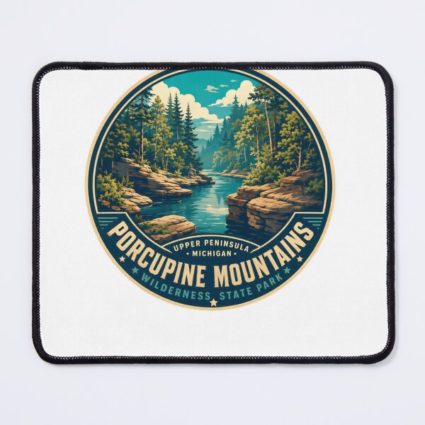 Item preview, Porcupine Mountains Upper Peninsula Michigan Wilderness State Park Travel Outdoors designed and sold by Simsimah26Parks.