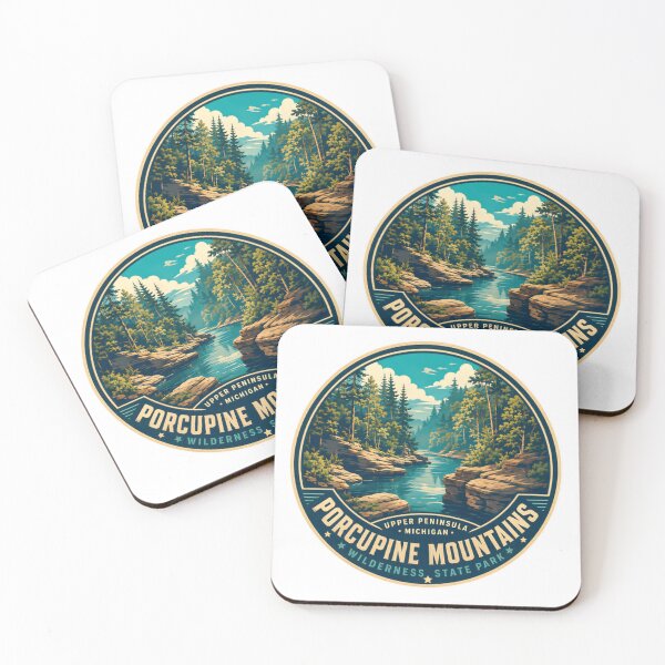 Item preview, Porcupine Mountains Upper Peninsula Michigan Wilderness State Park Travel Outdoors designed and sold by Simsimah26Parks.