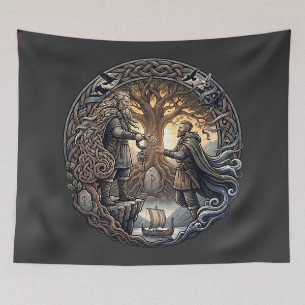Item preview, Bearded Viking Legacy Yggdrasil Heritage designed and sold by MythicCotton.