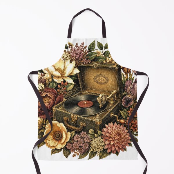 Item preview, Sticker - Decal - T-shirt: Vintage Gramophone Bloom designed and sold by ForeverPrintsOK.