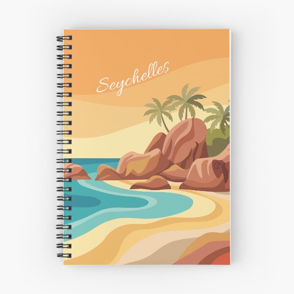 Item preview, Seychelles lettering travel poster vintage designed and sold by Marina Germain.