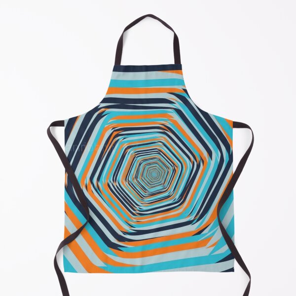 Item preview, Vibrant Hexagon Vortex - Abstract Optical Art designed and sold by Dzblack.