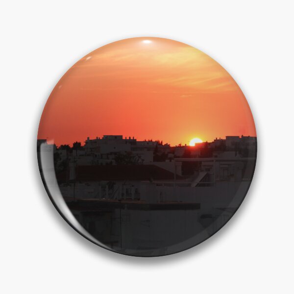 Item preview, Sunset Over City Rooftops designed and sold by eddiebarronshop.