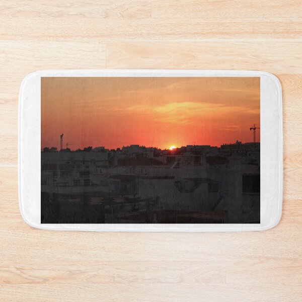 Item preview, Sunset Over City Rooftops designed and sold by eddiebarronshop.