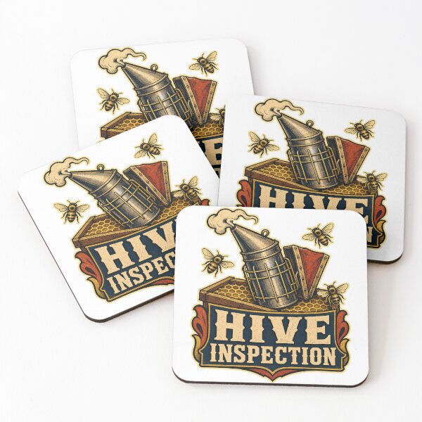 Item preview, Beekeeping Shirt Vintage Hive Inspection Flash Badge designed and sold by Freshloop Studio | Whimsical Vintage Art.