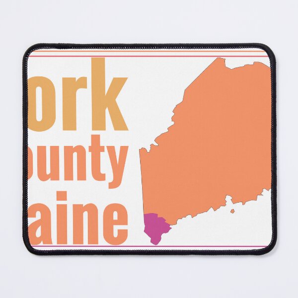 Item preview, York County Maine Highlighted on State Map designed and sold by TheIconSmith.