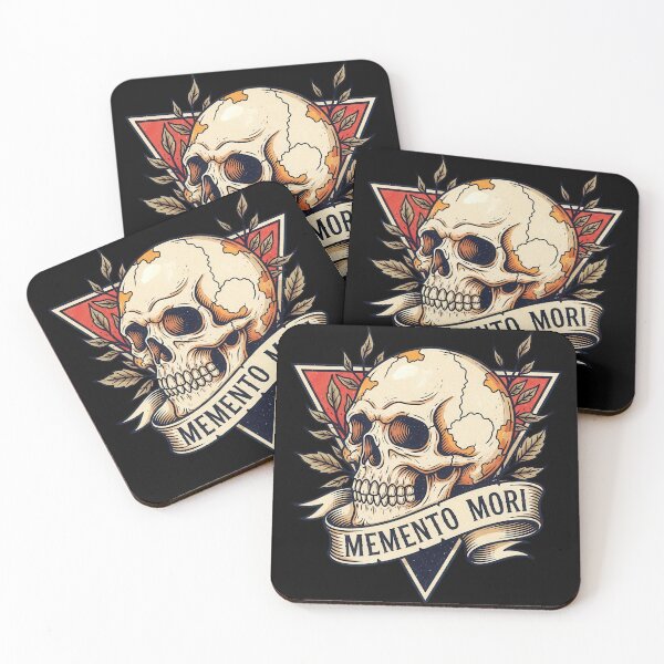 Item preview, Memento Mori Skull Flowers and Dead Leaves designed and sold by nuel-art.