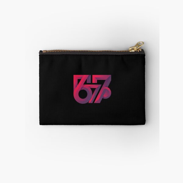 Item preview, Interlocking Red and Purple Geometric Number 67 designed and sold by Sergii Davydenko.