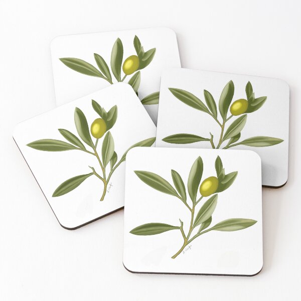 Item preview, Olive Branch Botanical Illustration designed and sold by 7oaksArt.