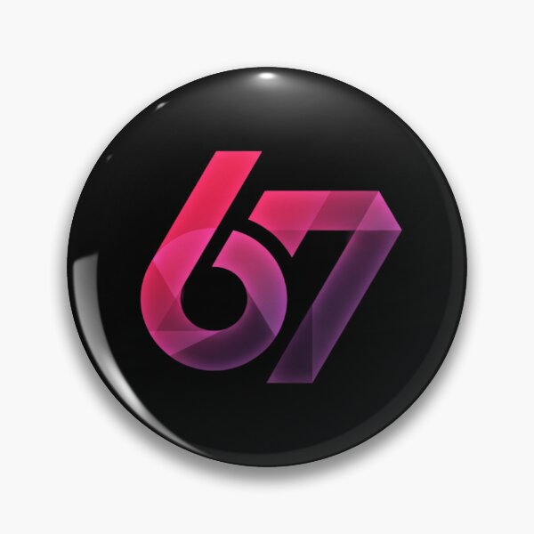 Item preview, Modern Translucent Pink and Purple Number 67 designed and sold by Sergii Davydenko.