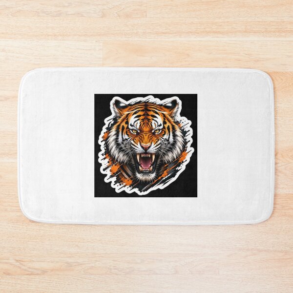 Item preview, Fierce Roaring Tiger | Wild Animal Illustration designed and sold by pawankumar339.
