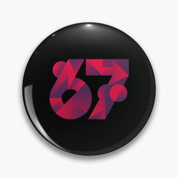 Item preview, Abstract Geometric Red and Purple Number 67 Illustration designed and sold by Sergii Davydenko.