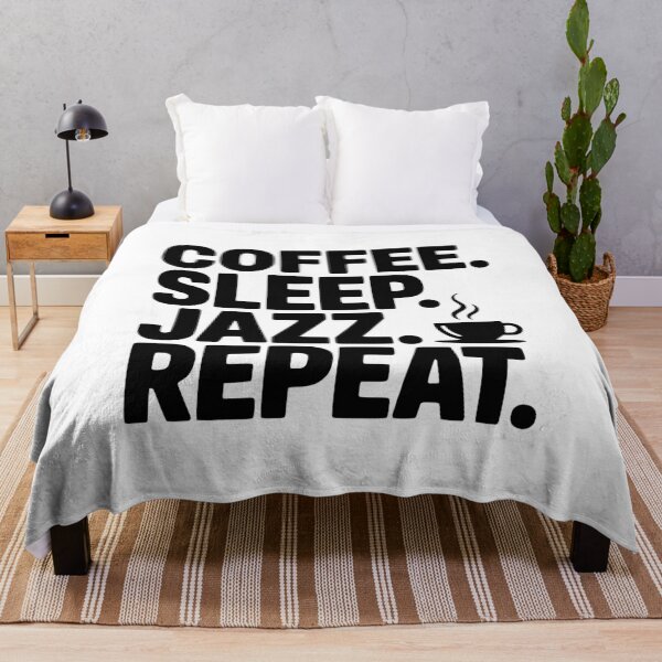 Item preview, Coffee. Sleep. Jazz. Repeat. designed and sold by Frank Ring.