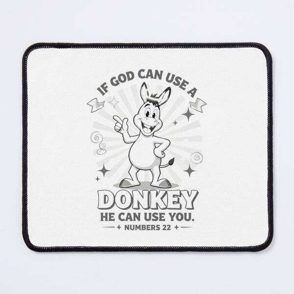 Item preview, If God Can Use A Donkey He Can Use You 4 designed and sold by Positive&FunnyThings.