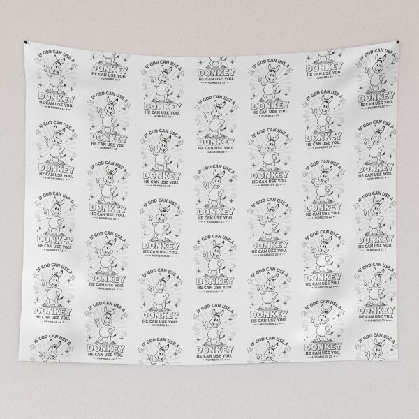 Item preview, If God Can Use A Donkey He Can Use You 4 designed and sold by Positive&FunnyThings.