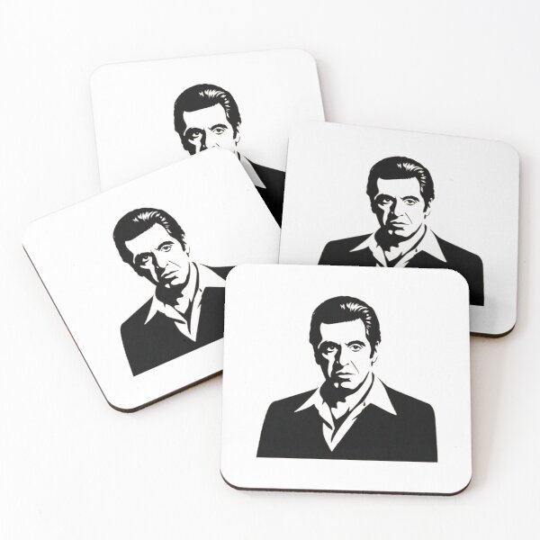 Item preview, Al Pacino Minimal Portrait Art – Vintage Mafia Movie Inspired Modern Design designed and sold by VibeCraft3.