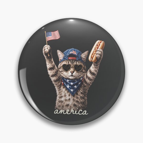 Item preview, Patriotic Cat 4th Of July designed and sold by Darkifun.