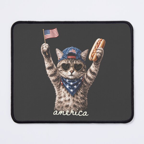 Item preview, Patriotic Cat 4th Of July designed and sold by Darkifun.