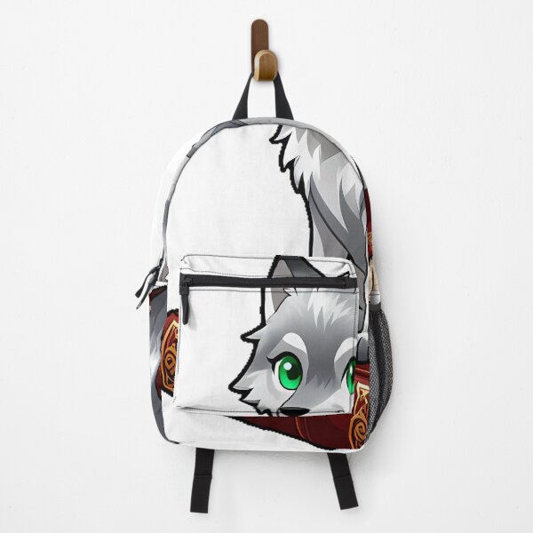 Item preview, Silver Wolf on Ancient Tome designed and sold by IllumeInk.