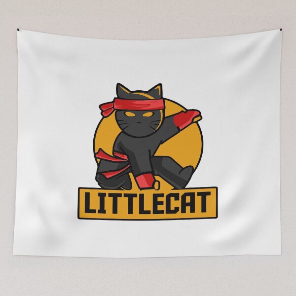 Item preview, Cute Kawaii Little Cat Logo - Minimalist Kitten Line Art designed and sold by LeoArt007.