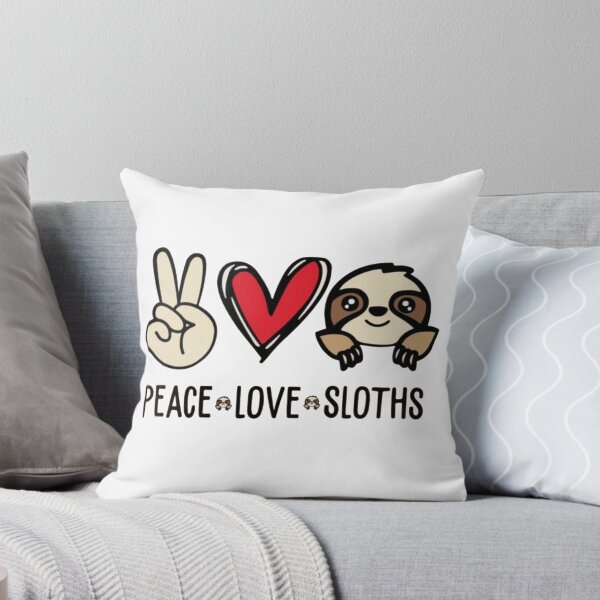 Item preview, Funny Sloth Peace Love Sloth gift for your Lazy friend designed and sold by Gbriel3.