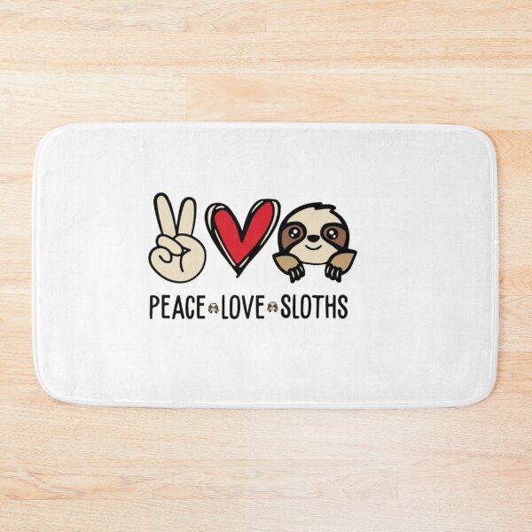 Item preview, Funny Sloth Peace Love Sloth gift for your Lazy friend designed and sold by Gbriel3.