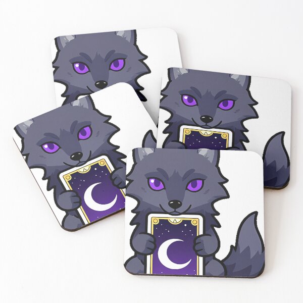 Item preview, Gothic Wolf with Tarot Card designed and sold by IllumeInk.