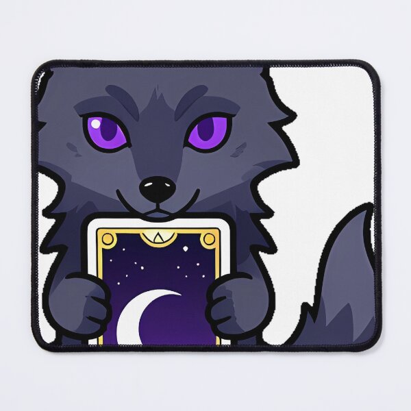 Item preview, Gothic Wolf with Tarot Card designed and sold by IllumeInk.